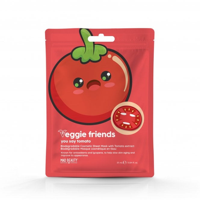 m.a.d beauty MAD Beauty Veggie Friends Tomato Sheet Face Mask