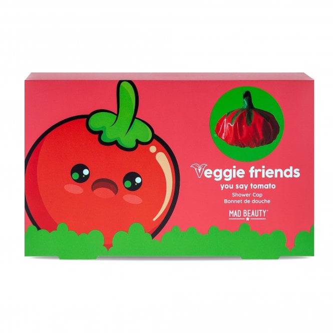 m.a.d beauty MAD Beauty Veggie Friends Tomato Shower Cap