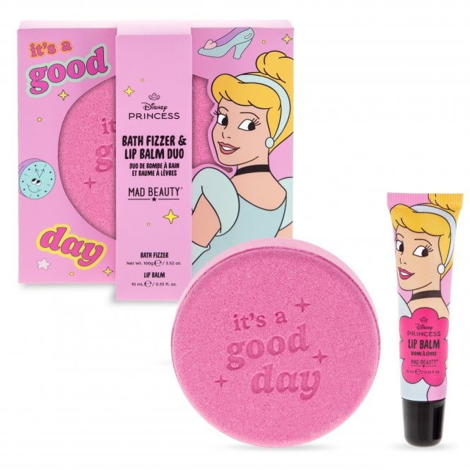 M.a.d Beauty Princess Express Yourself-Bath Fizzer & Lip Balm Set-Cinderella
