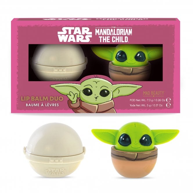 M.a.d Beauty Star Wars Mandalorian The Child Lip Balm Duo Set - 1pc