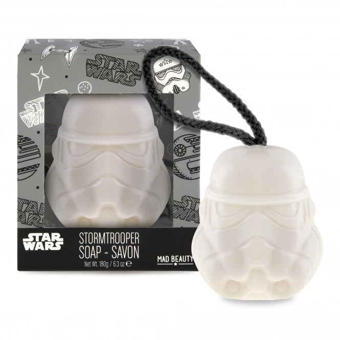 M.a.d Beauty Star Wars Storm Trooper Soap On A Rope
