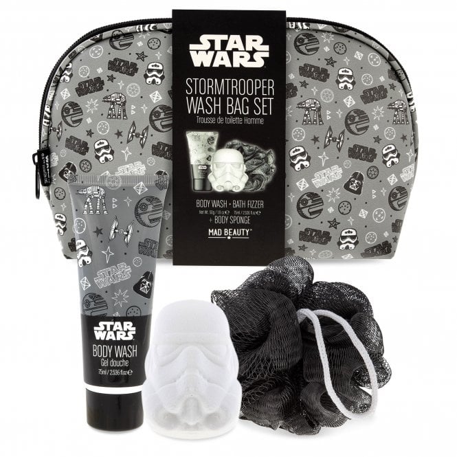 M.a.d Beauty Star Wars Toiletry Bag With Body Wash Fizzer And Puff