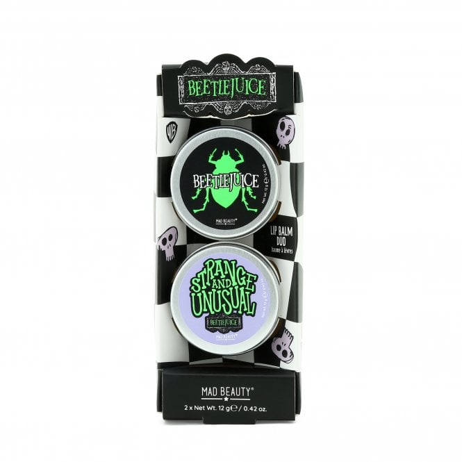m.a.d beauty Warner Brothers Beetlejuice Lip Balm Duo