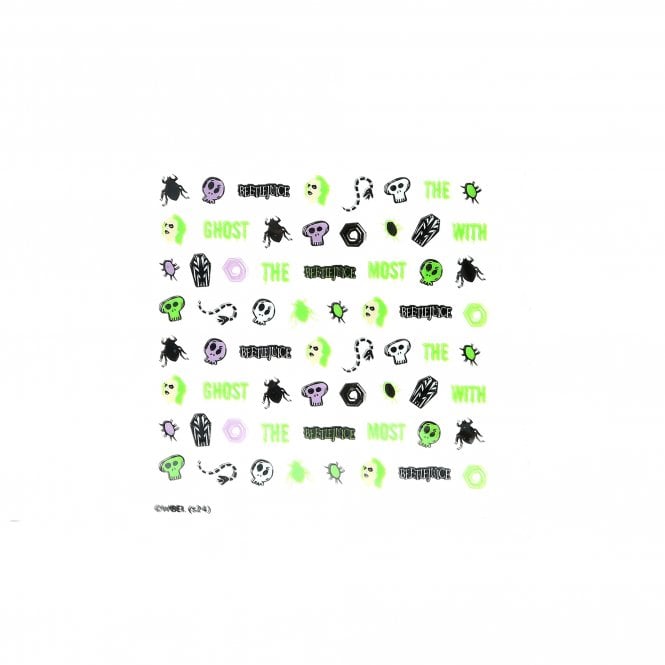 M.a.d Beauty Warner Brothers Beetlejuice Nail Art Stickers