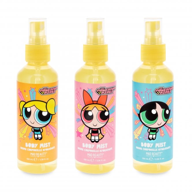M.a.d Beauty Warner Brothers Powerpuff Girls Super Cute - Body Mist Trio