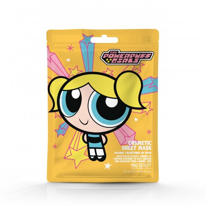 m.a.d beauty Warner Brothers Powerpuff Girls Super Cute - Cosmetic Sheet Mask Bubbles