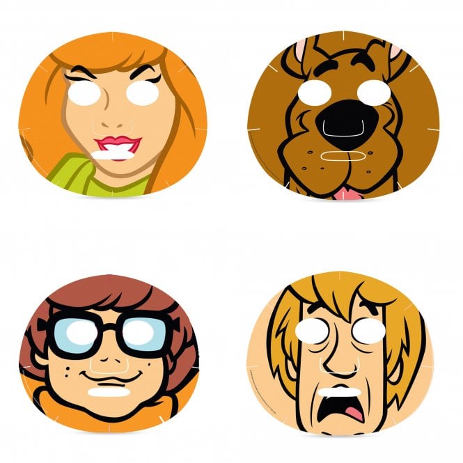 M.a.d Beauty Warner Brothers Scooby Doo Cosmetic Sheet Masks