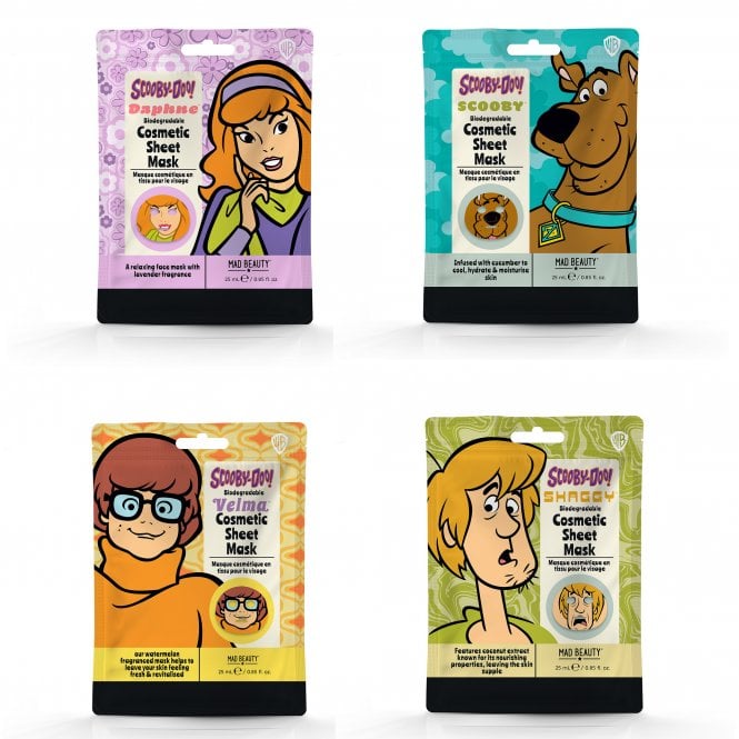 m.a.d beauty Warner Brothers Scooby Doo Cosmetic Sheet Masks