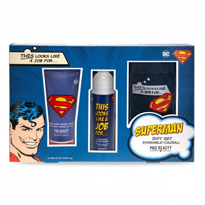 m.a.d beauty Warner Brothers Superman Body Care Set