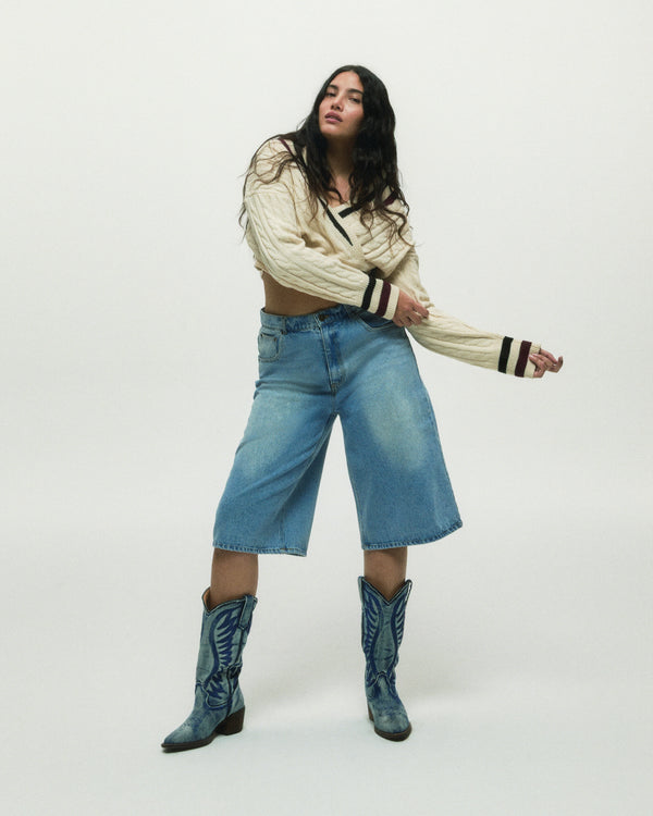 Madden Girl Albany Denim Fabric