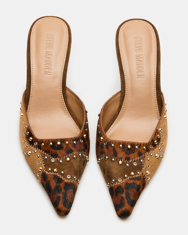 Madden Girl Alexi Leopard Multi Studs