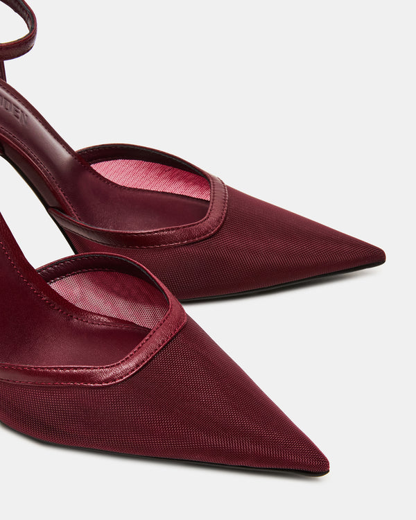 Madden Girl Alliance Mesh Burgundy