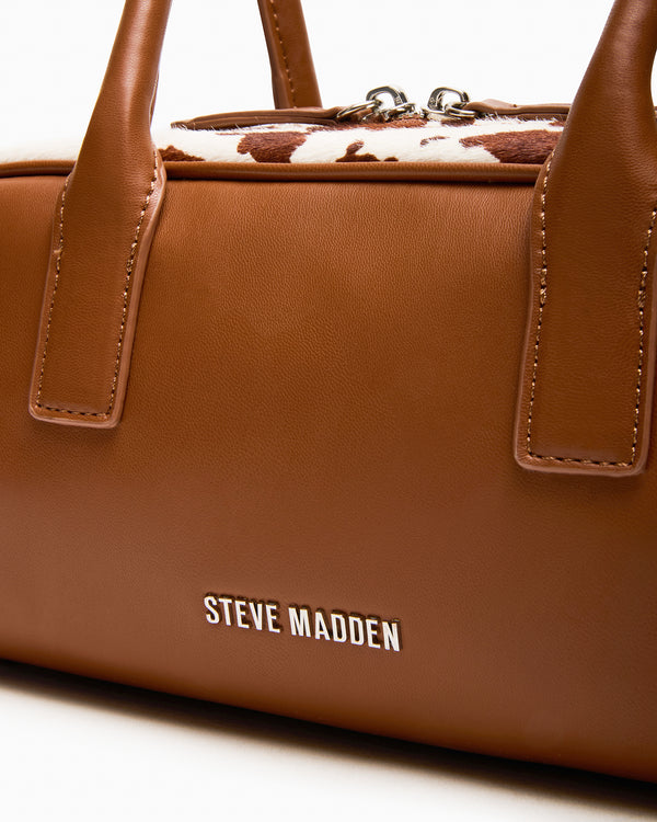 Madden Girl Anise Bag Brown Cow Print