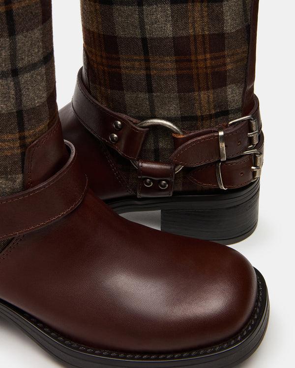 Madden Girl Astor Flannel Brown Multi