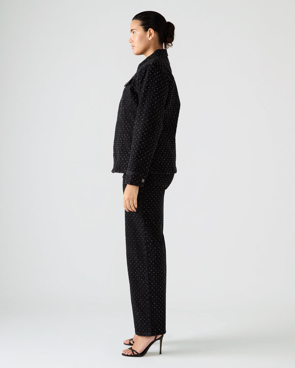 Madden Girl Avaline Crystal Jean Black