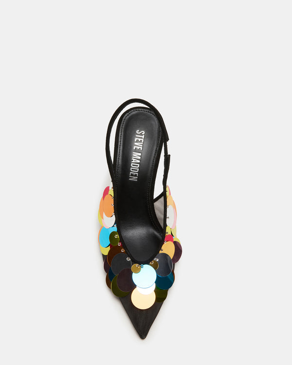 Madden Girl Avid Black Mesh