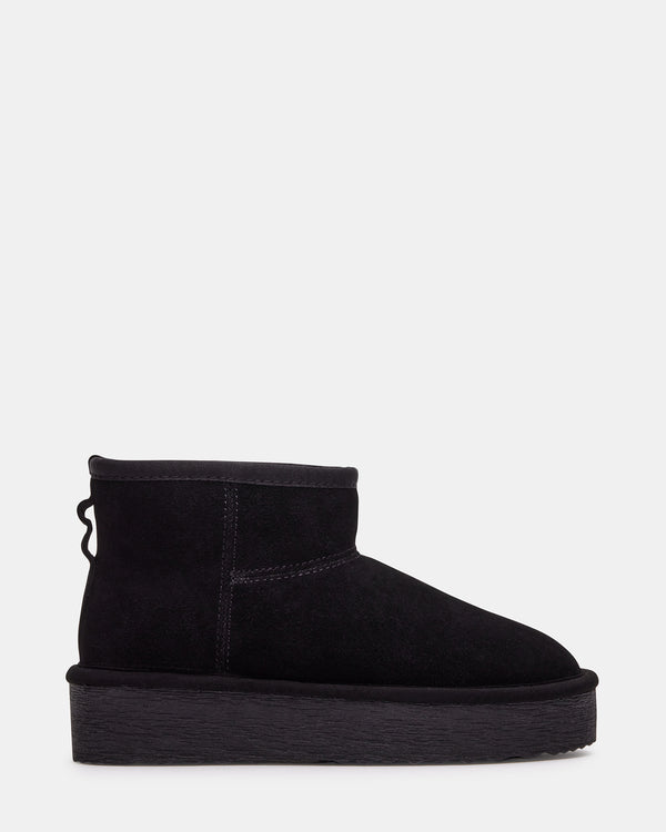 madden girl Comfy Black Suede
