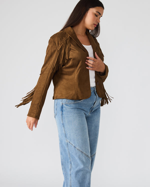 Madden Girl Dallas Jacket Chestnut