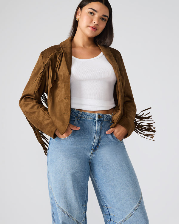 Madden Girl Dallas Jacket Chestnut