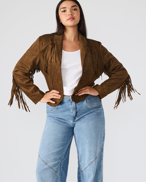 madden girl Dallas Jacket Chestnut