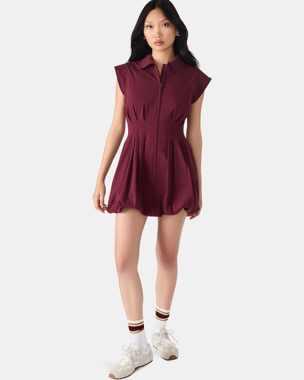 madden girl Dyanne Dress Wine
