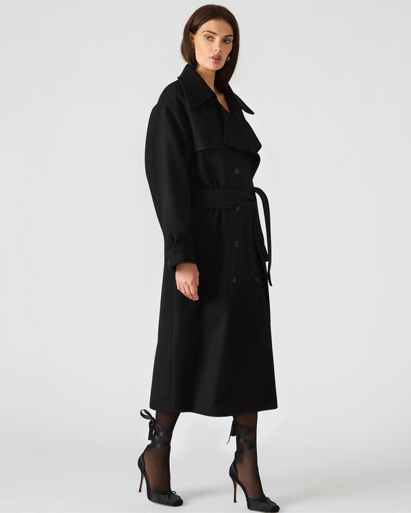 Madden Girl Enora Coat Black