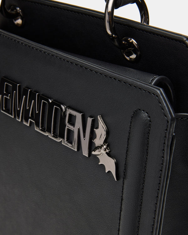 Madden Girl Evelyn Bat Bag Black