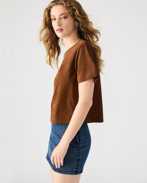 Madden Girl Ezra Top Chicory Coffee