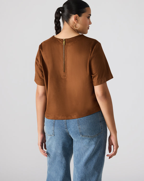 Madden Girl Ezra Top Chicory Coffee