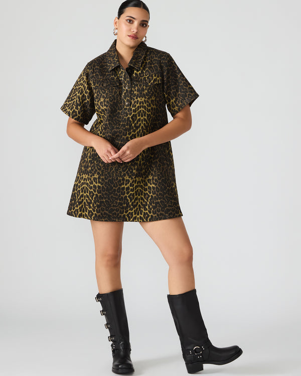 Madden Girl Freddy Dress Hot Spots Print