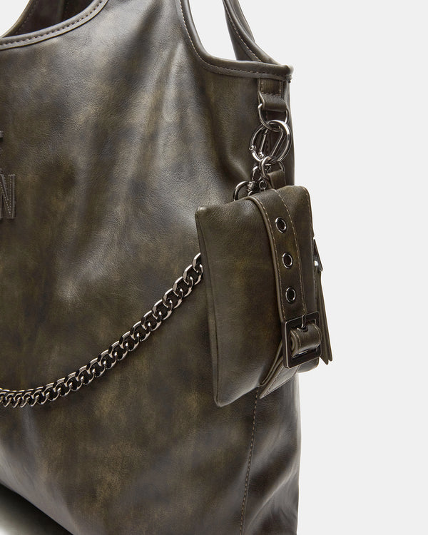 Madden Girl Grungy Bag Olive