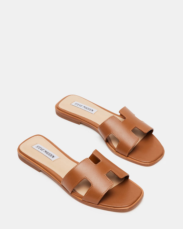 Madden Girl Hadyn Cognac Leather