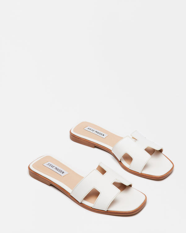 Madden Girl Hadyn White Leather