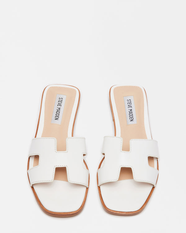 Madden Girl Hadyn White Leather