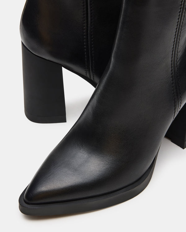 Madden Girl Harden Black Leather