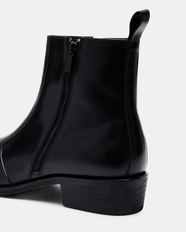 Madden Girl Haynes Black Leather