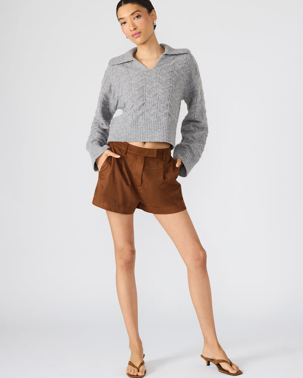 madden girl Imelda Short Chicory Coffee