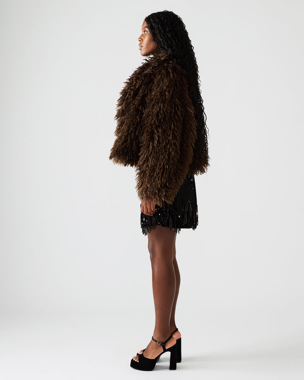 Madden Girl Inaya Coat Dark Espresso