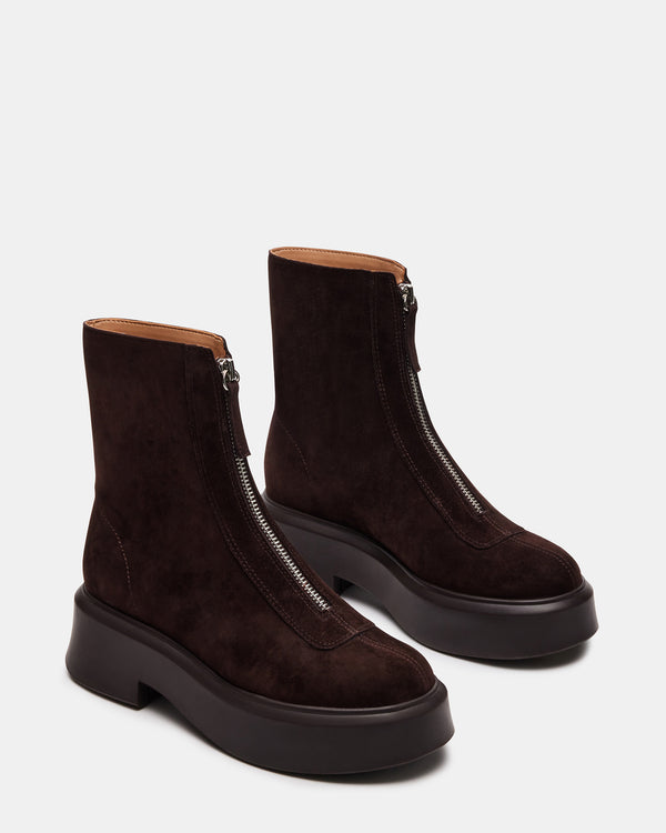 Madden Girl Jones Chocolate Brown Suede