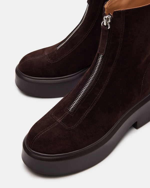 Madden Girl Jones Chocolate Brown Suede