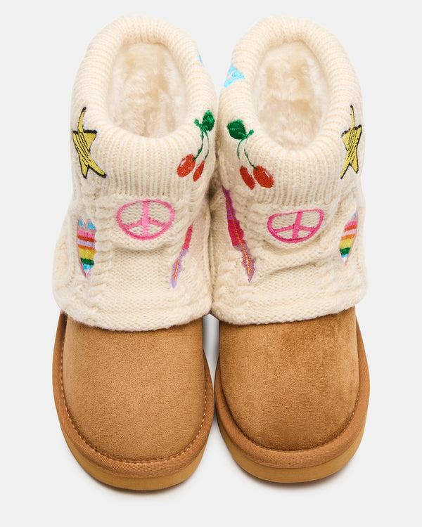 Madden Girl Kids' Swayy Cognac Multi