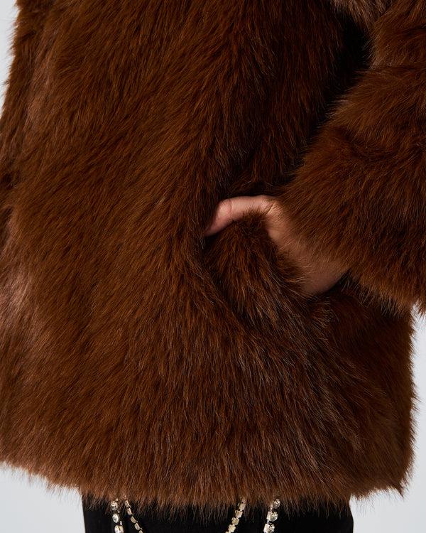 Madden Girl Kindra Coat Brown