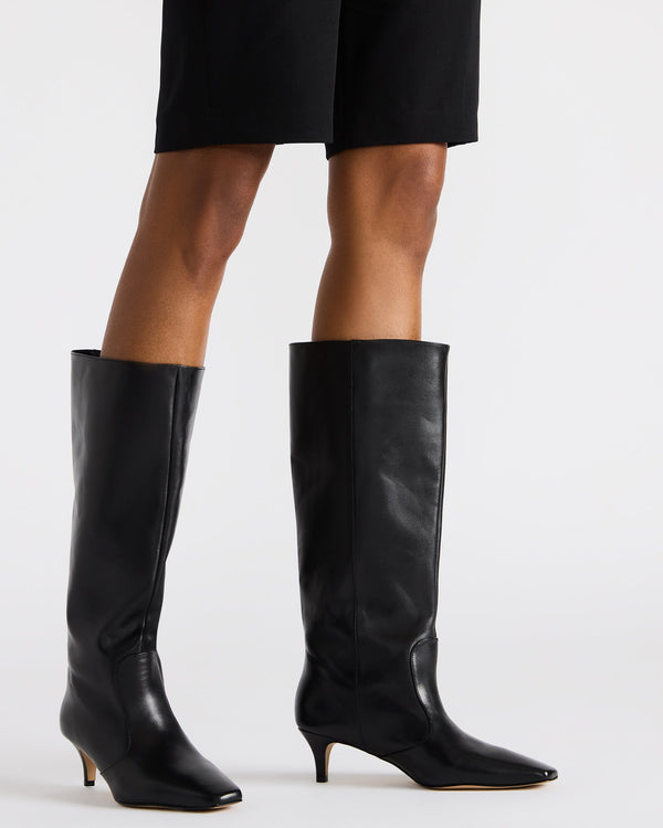 Madden Girl Lander Black Leather
