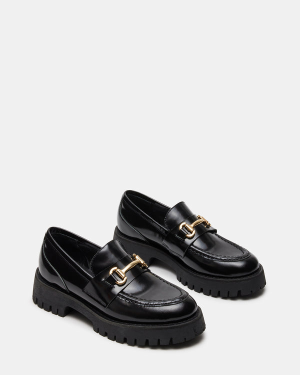 Madden Girl Lando Black Leather