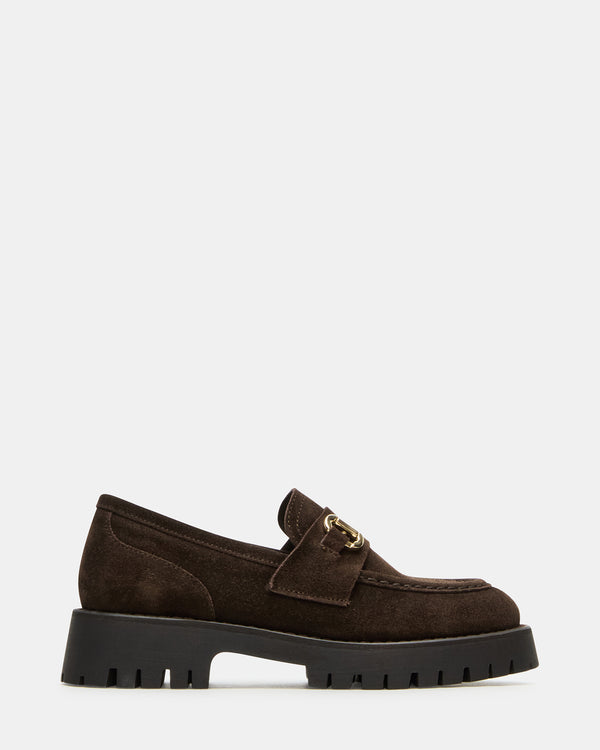 madden girl Lando Brown Suede