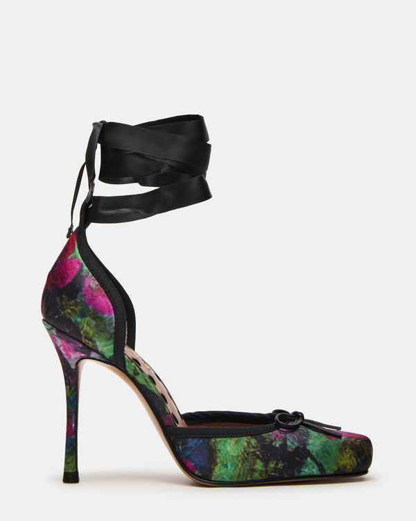 madden girl Larina Floral Satin