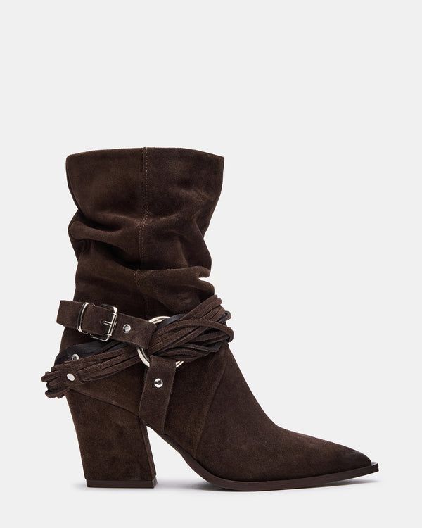 madden girl Lauper Dark Taupe Suede