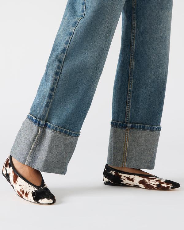 Madden Girl Leni Brown Cow Print