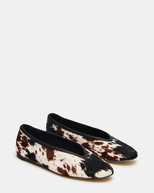 Madden Girl Leni Brown Cow Print