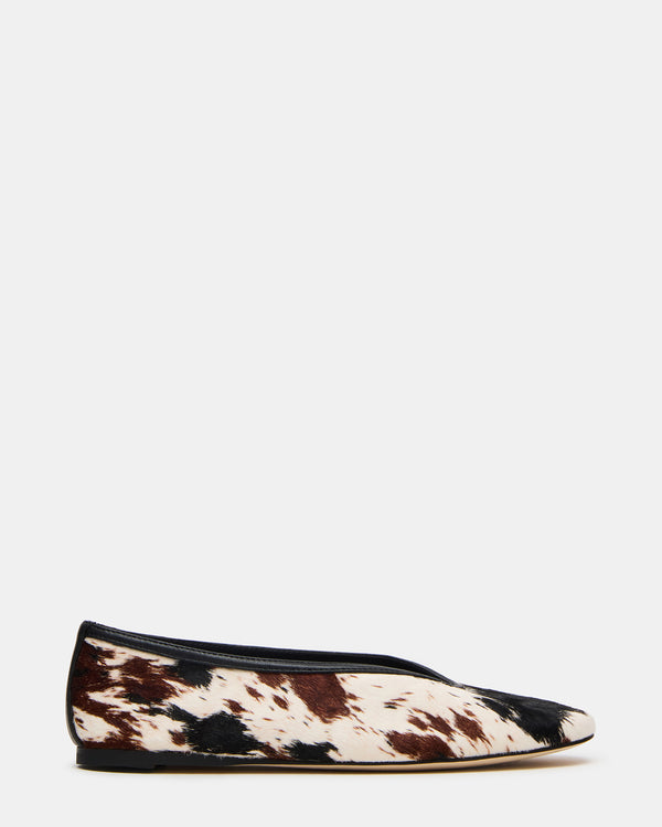 madden girl Leni Brown Cow Print
